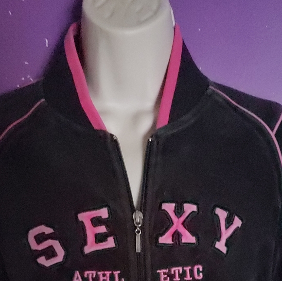 VELOUR WORKOUT JACKET - Picture 3 of 5